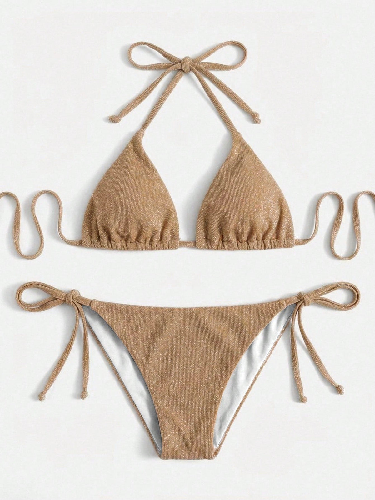 Bikini de Triángulo con Purpurina