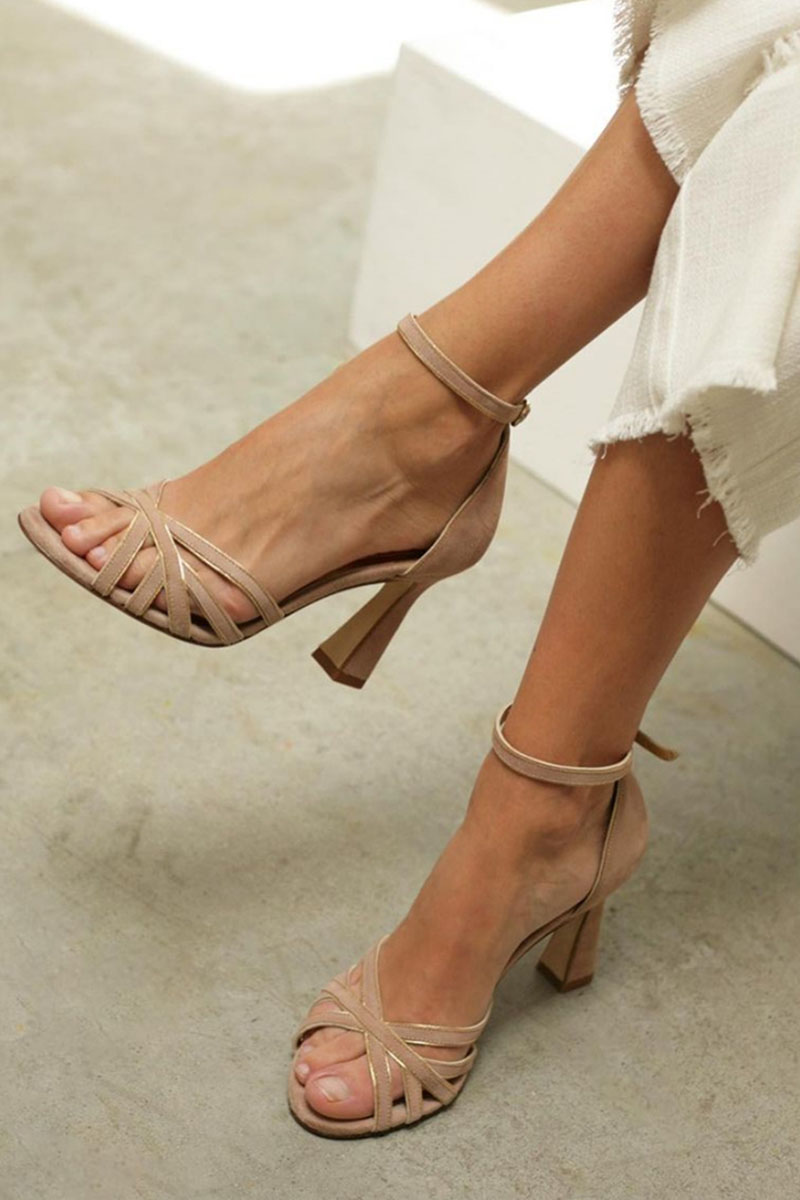 Victoria™ | Zapatos de tacón fino con punta redonda y diseño patchwork