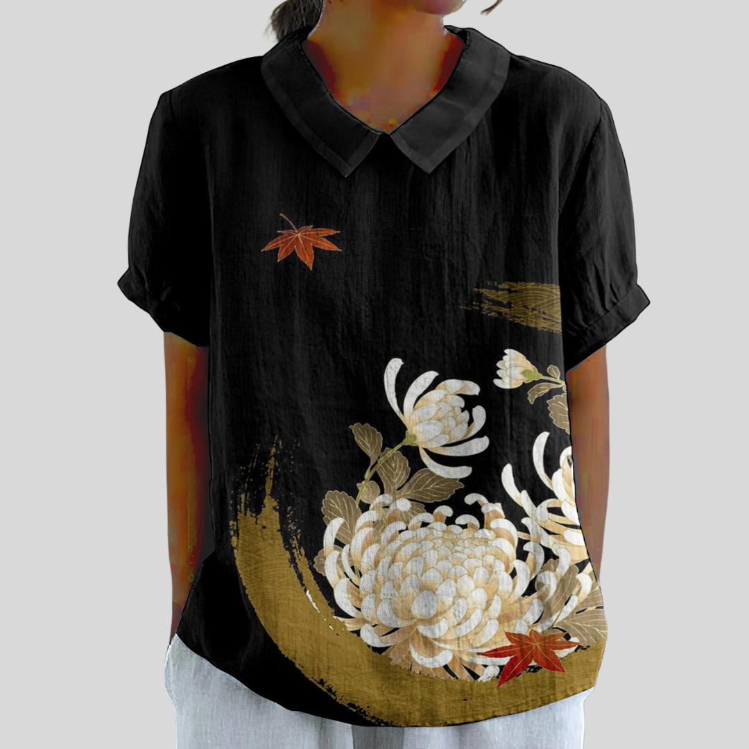 Top de Flores Elegante