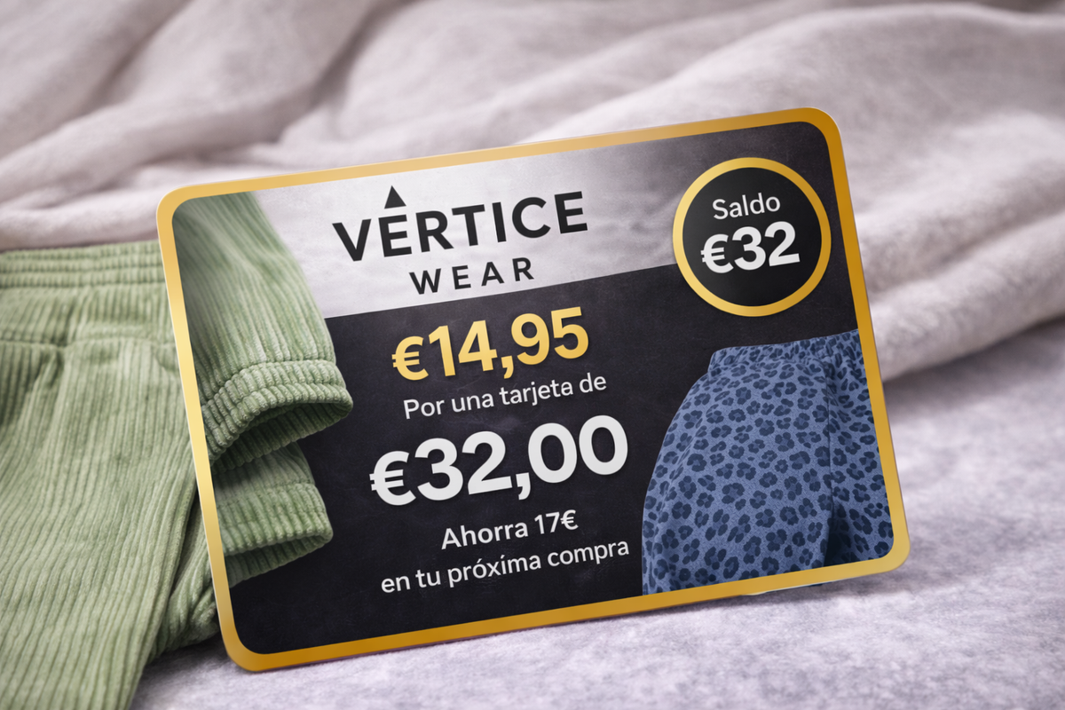 Tarjeta de regalo VérticeWear