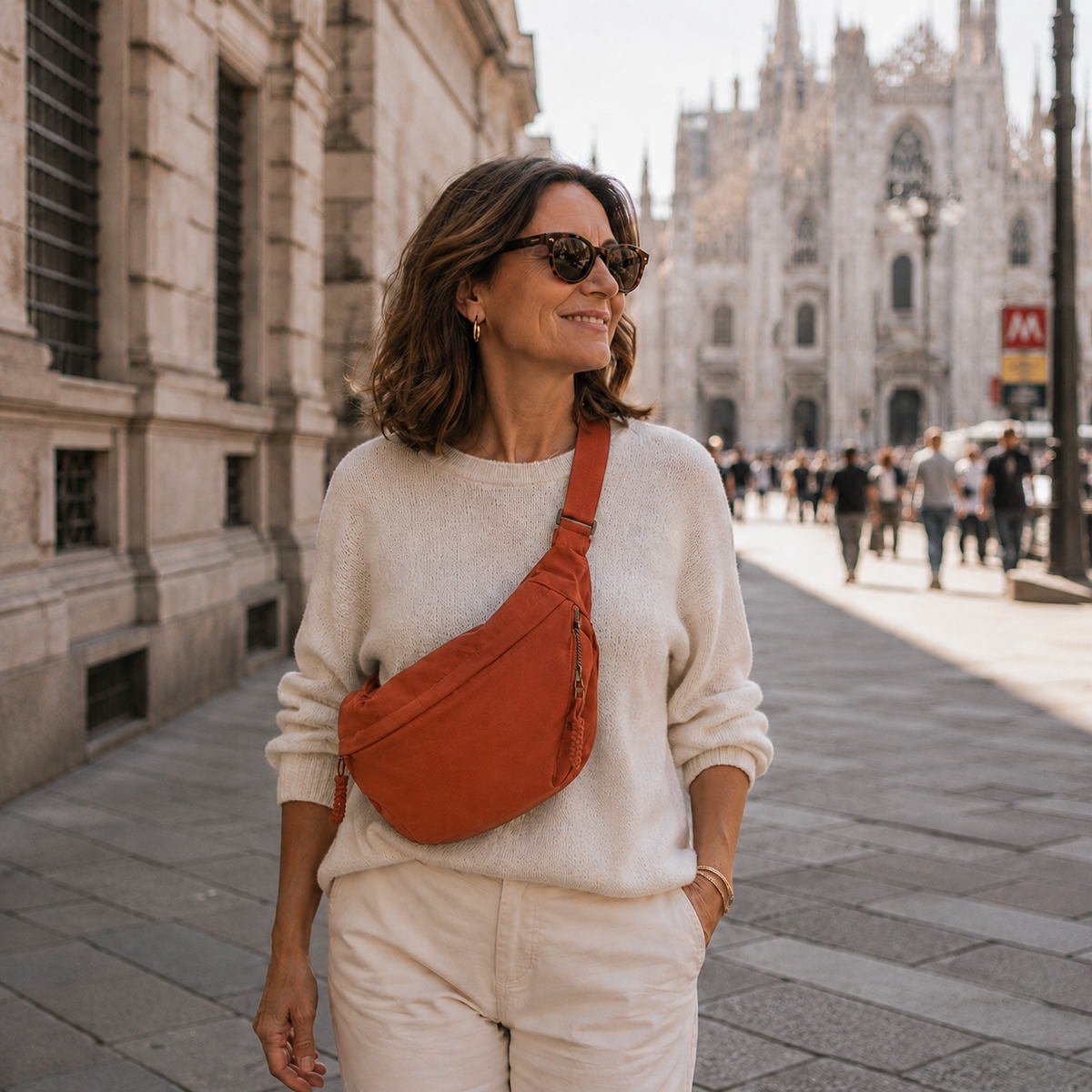 Gioia | Bolso de hombro rojo