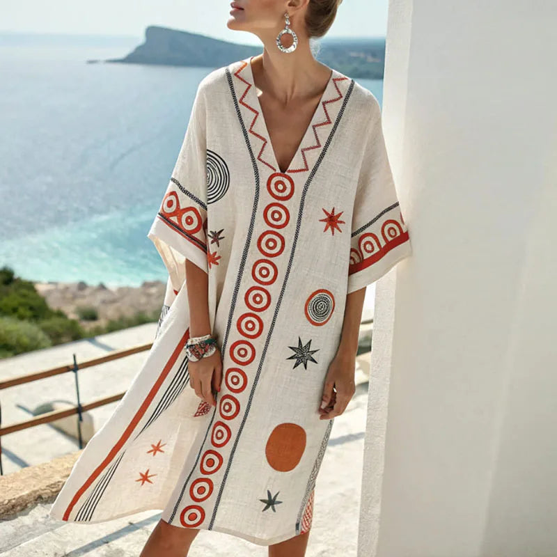 Vestido elegante de seda