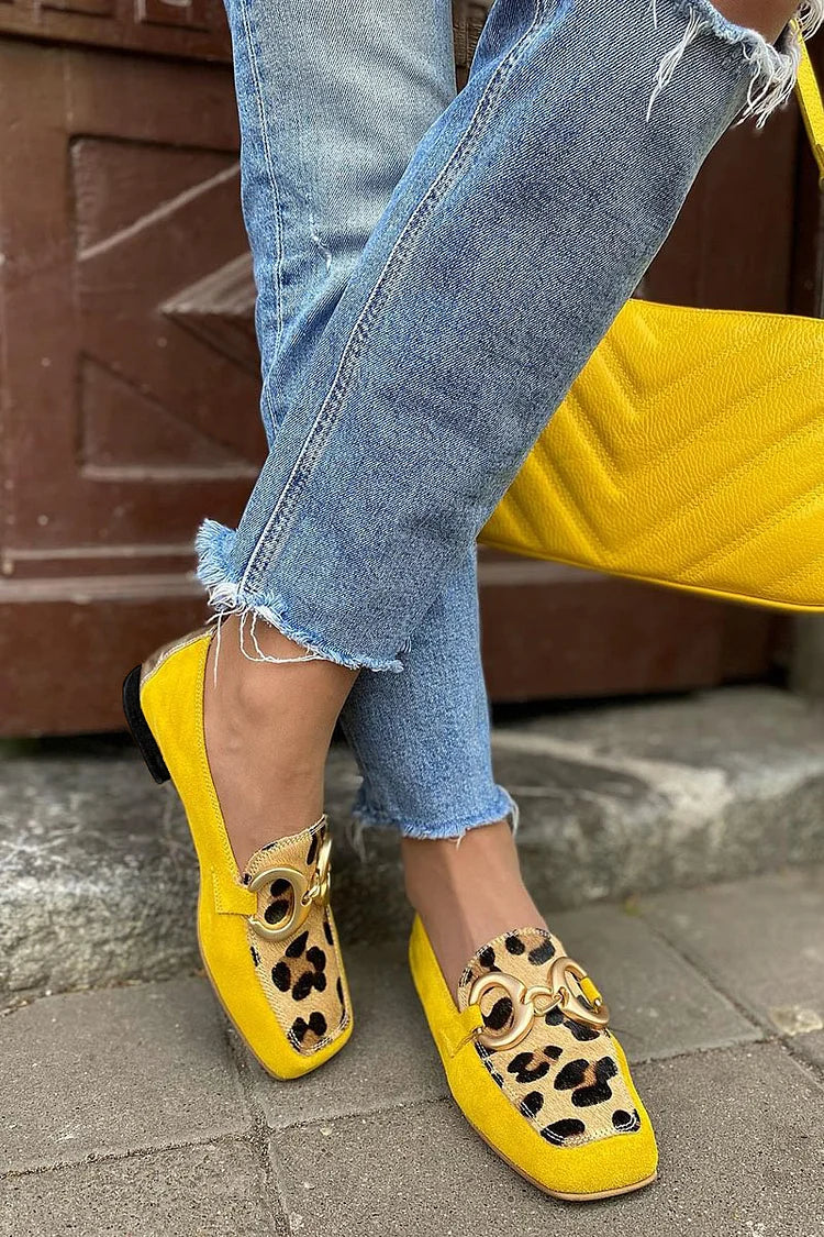 Asunción | Mocasines con Estampado Animal