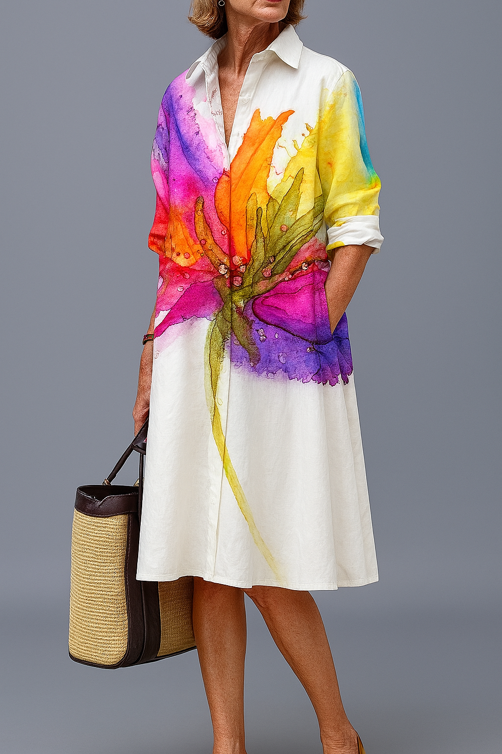 Lydia | Vestido midi elegante y refinado