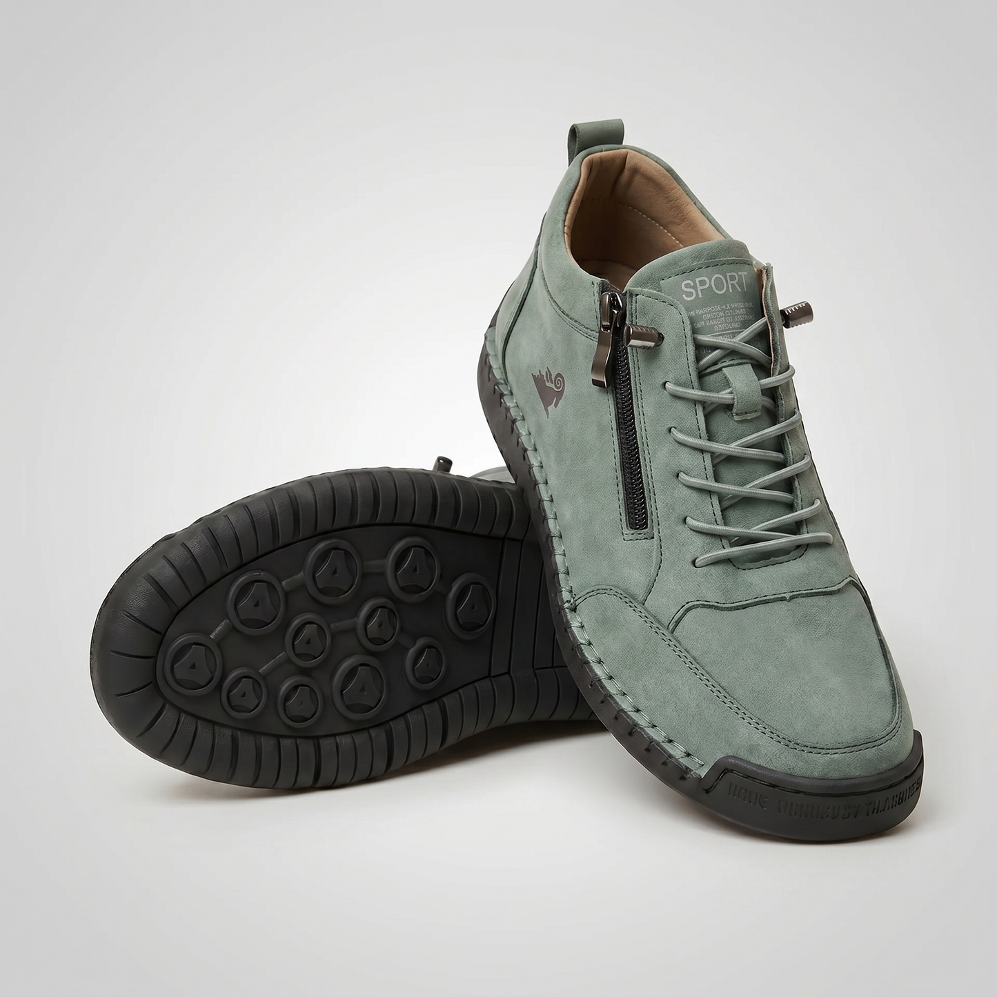 Zapatos ortopédicos cómodos Flora con cremallera