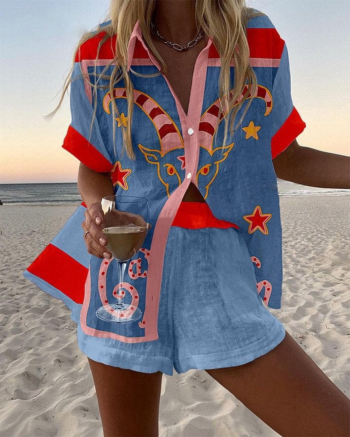 Marjorie | Conjunto con Estampado Verano