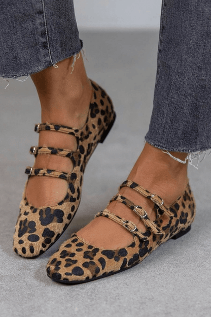BAILARINAS CON ESTAMPADO DE LEOPARDO