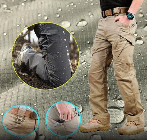 Pantalón Cargo Trabajo Multibolsillos
