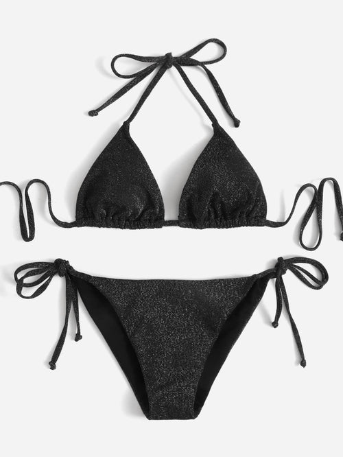 Bikini de Triángulo con Purpurina