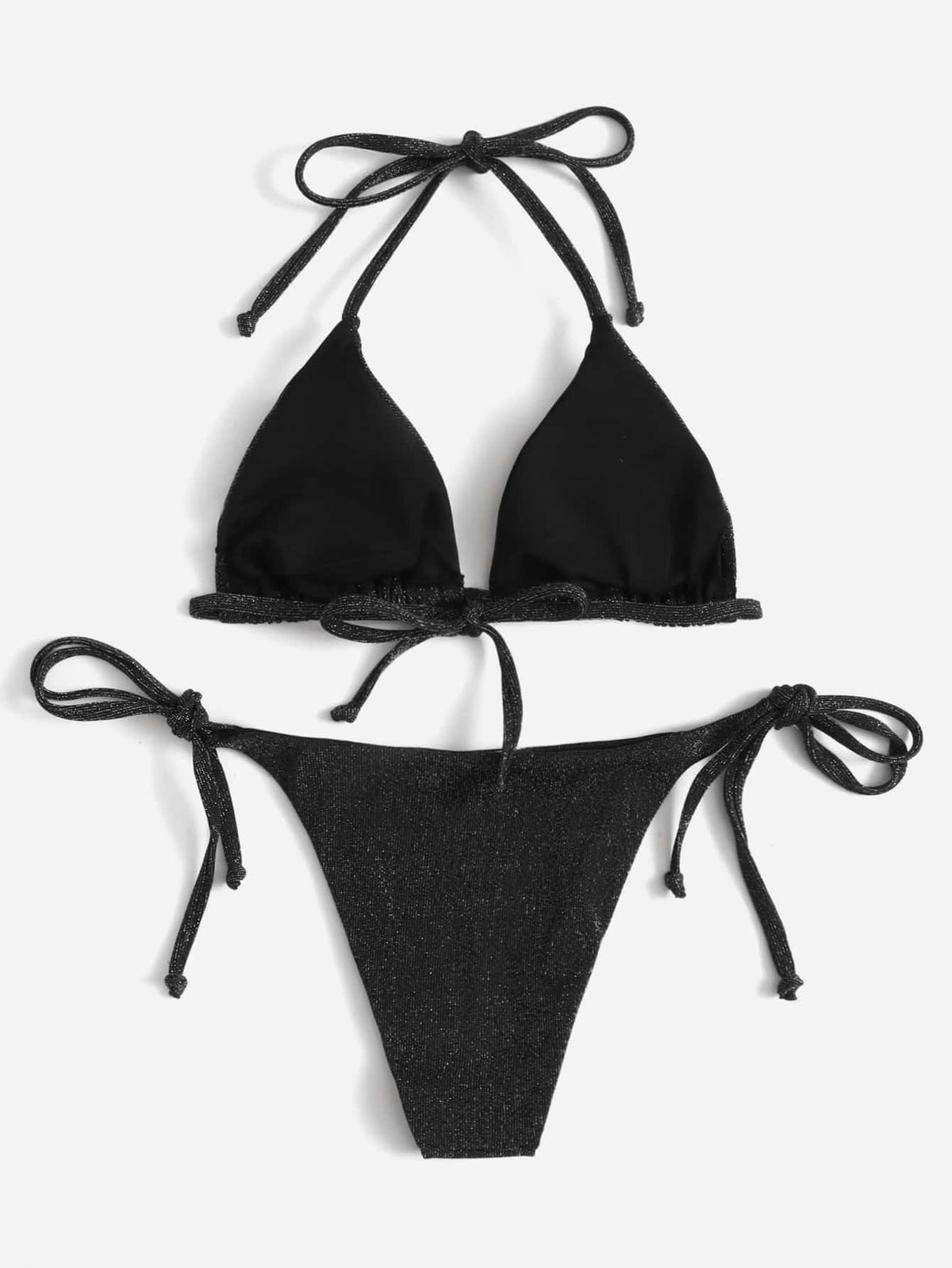 Bikini de Triángulo con Purpurina