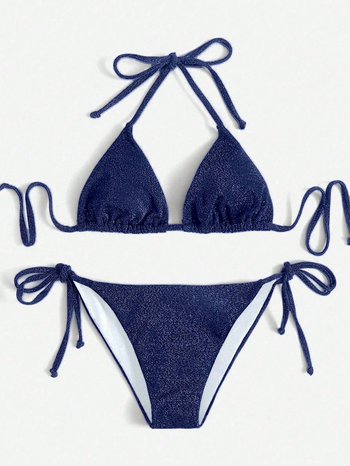 Bikini de Triángulo con Purpurina