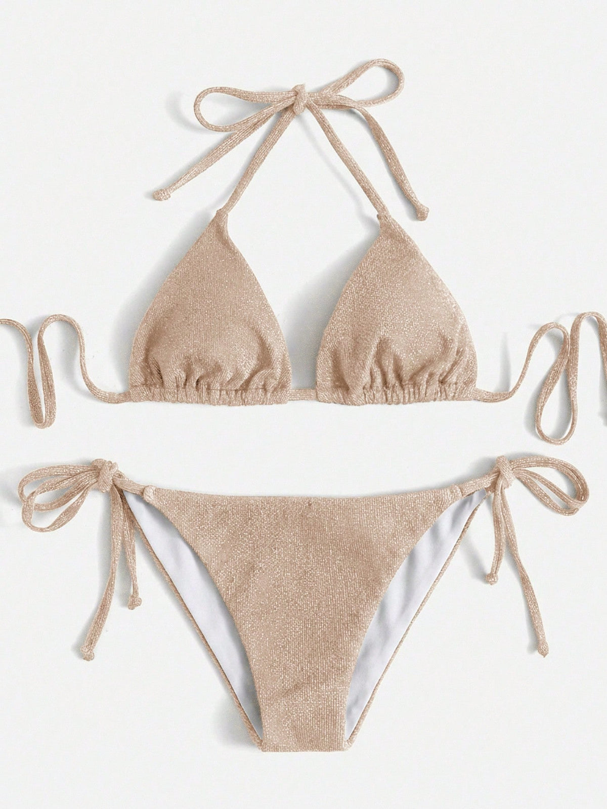 Bikini de Triángulo con Purpurina