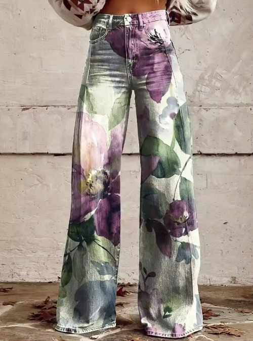 Alessia - Pantalones Boho Retro Chica