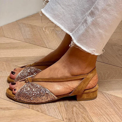 SANDAL GLITTER BAS