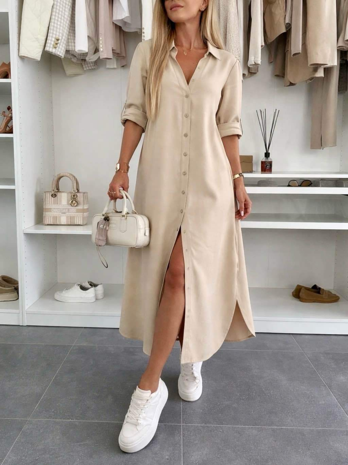 Vestido Camisa Oversize