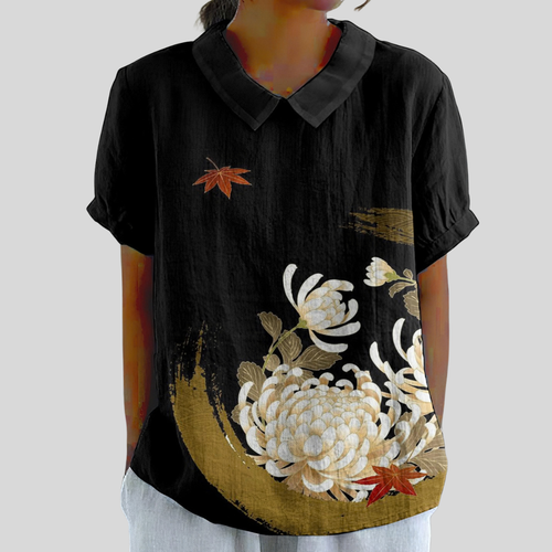 Top de Flores Elegante