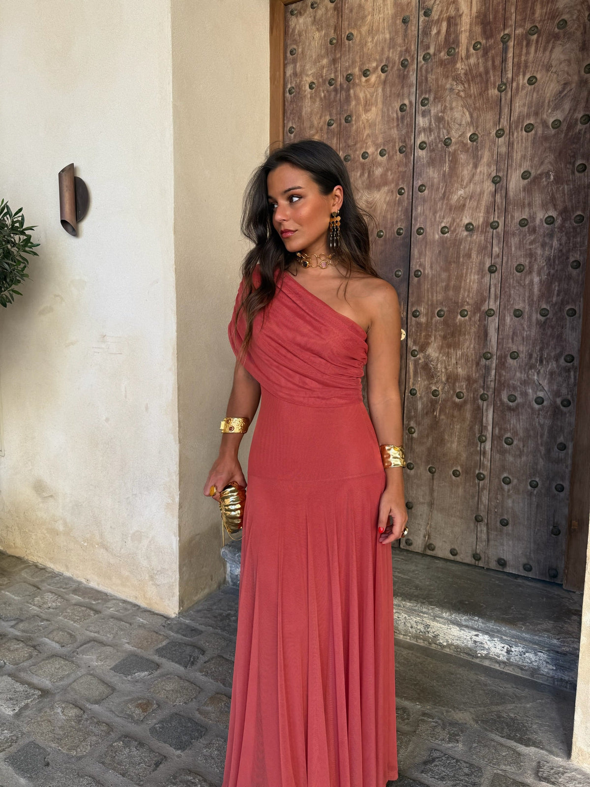 Toledo Dress - Terracota Claro