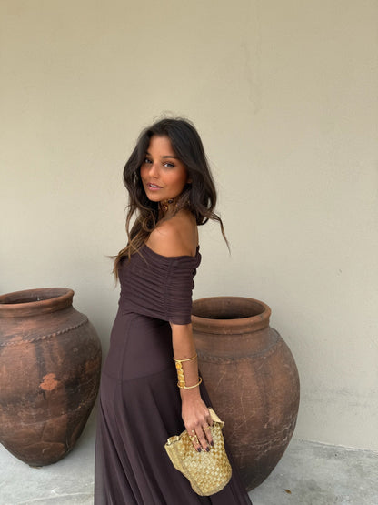 Toledo Dress - Marrón