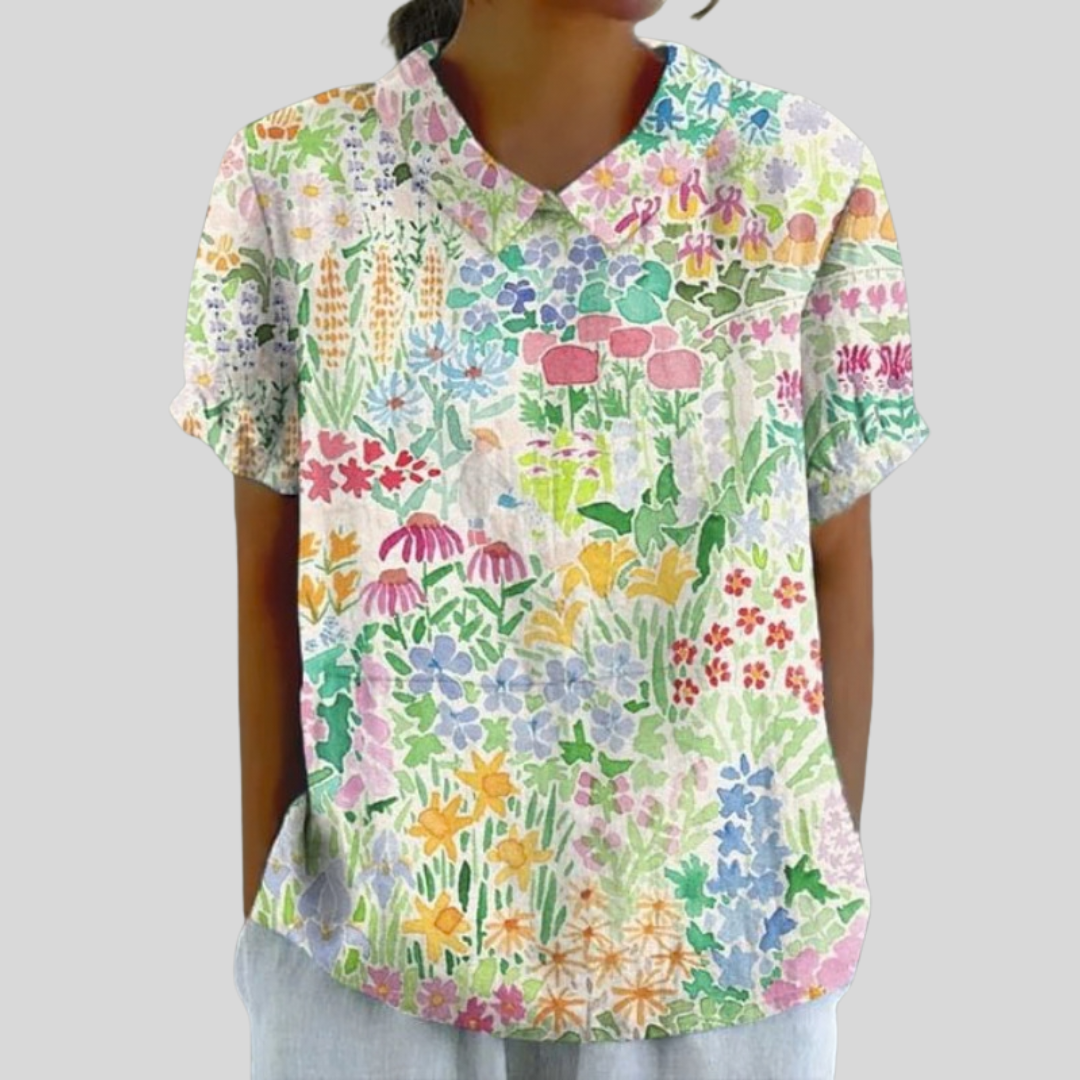 Top Floral Elegante