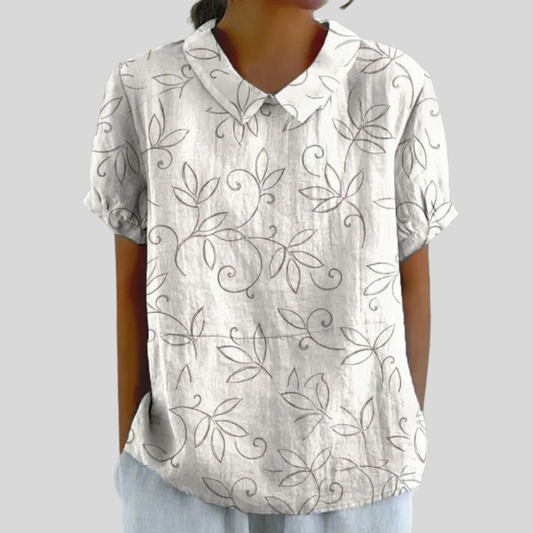Top Floral Cómodo Elegante