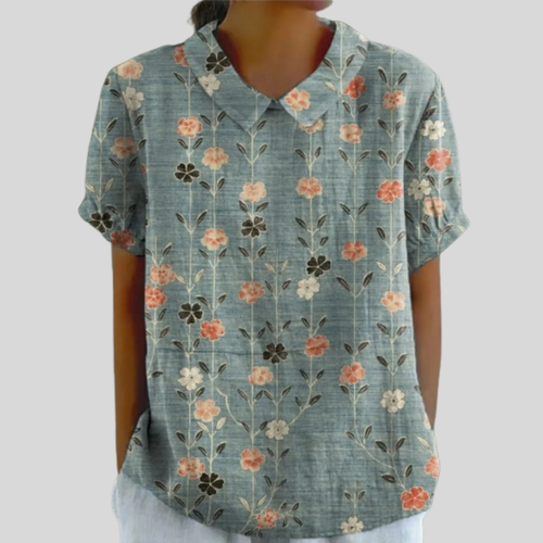 Top de Flores Elegante