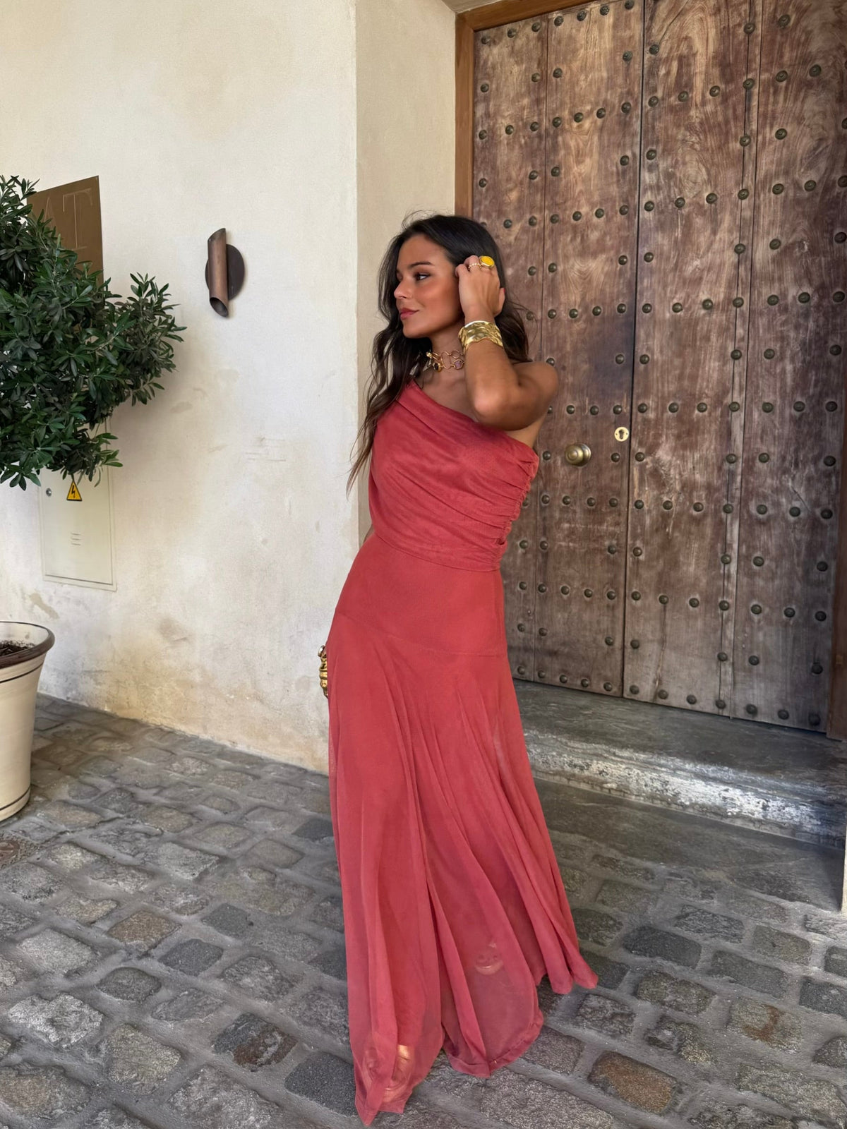 Toledo Dress - Terracota Claro