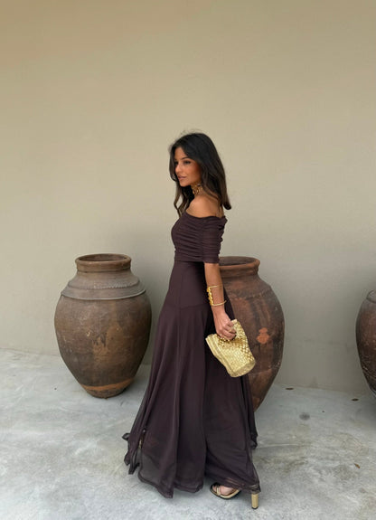 Toledo Dress - Marrón