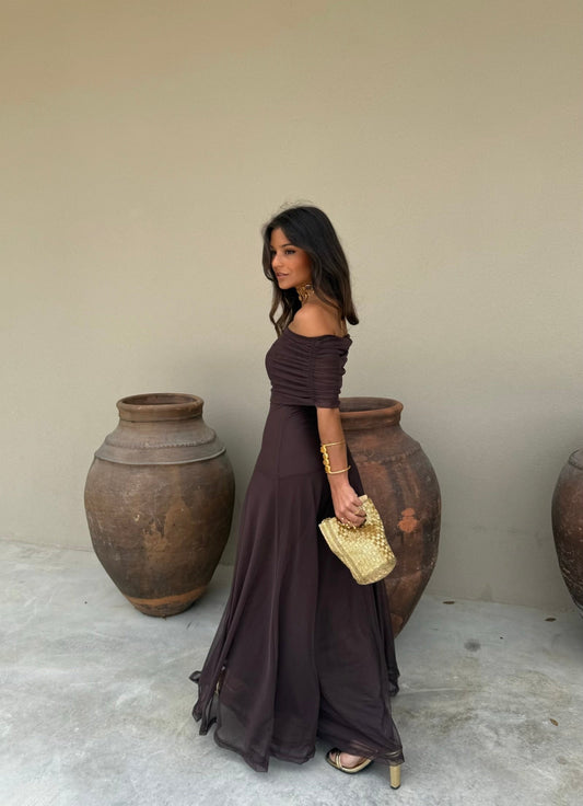 Toledo Dress - Marrón