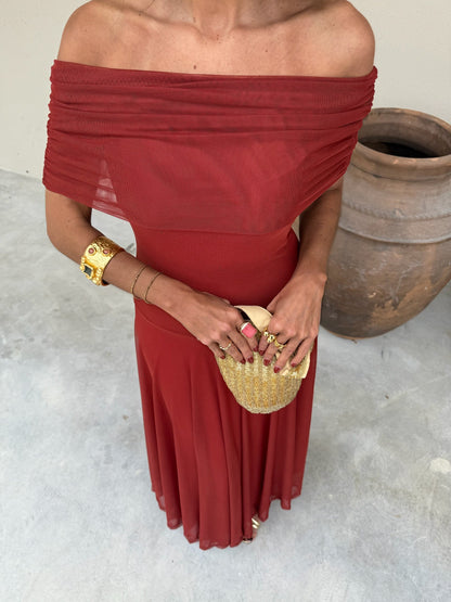Toledo Dress -Terracota