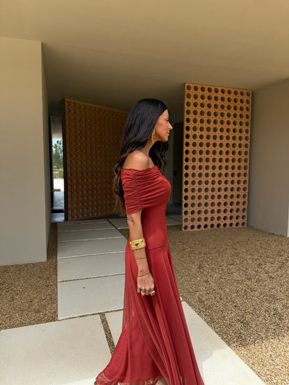 Toledo Dress -Terracota