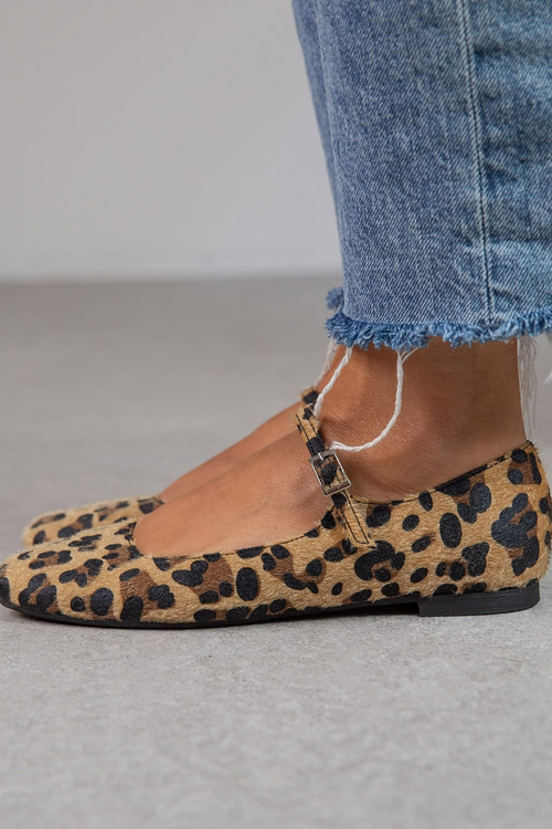 BALLERINE ANIMALIER AVEC BRACELET