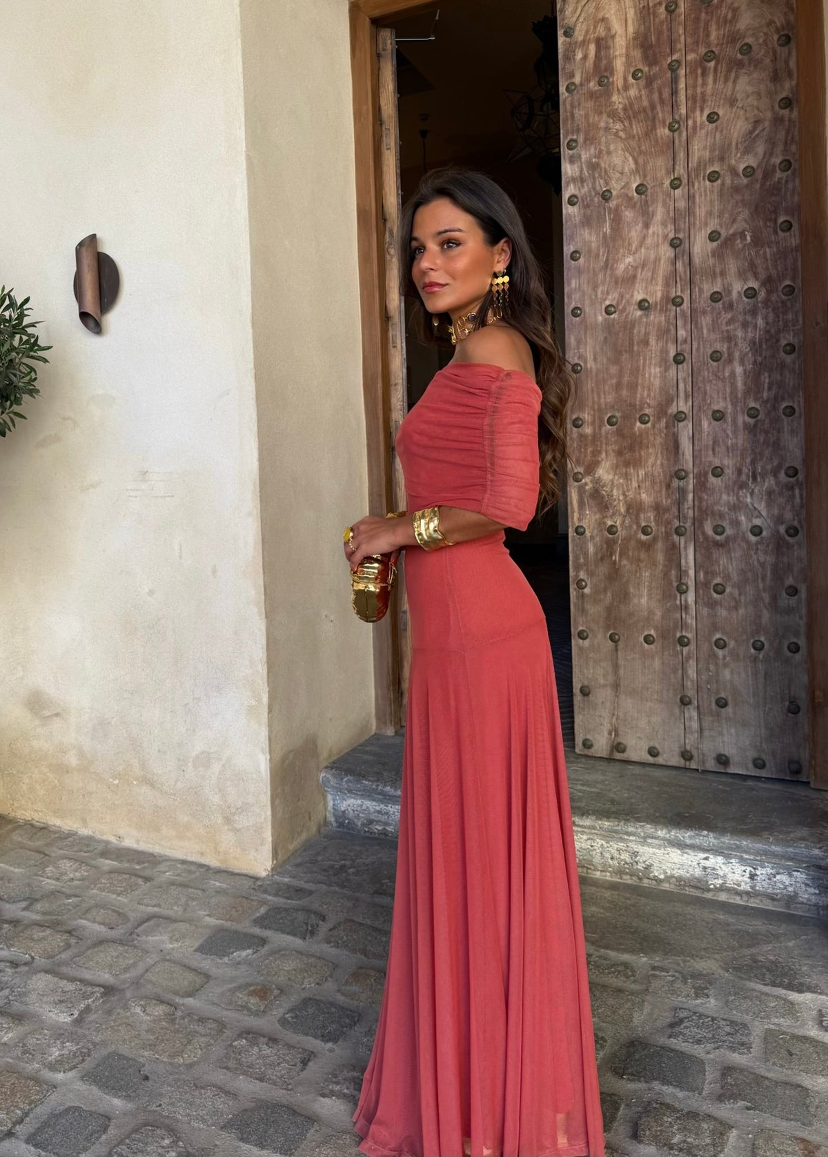 Toledo Dress - Terracota Claro