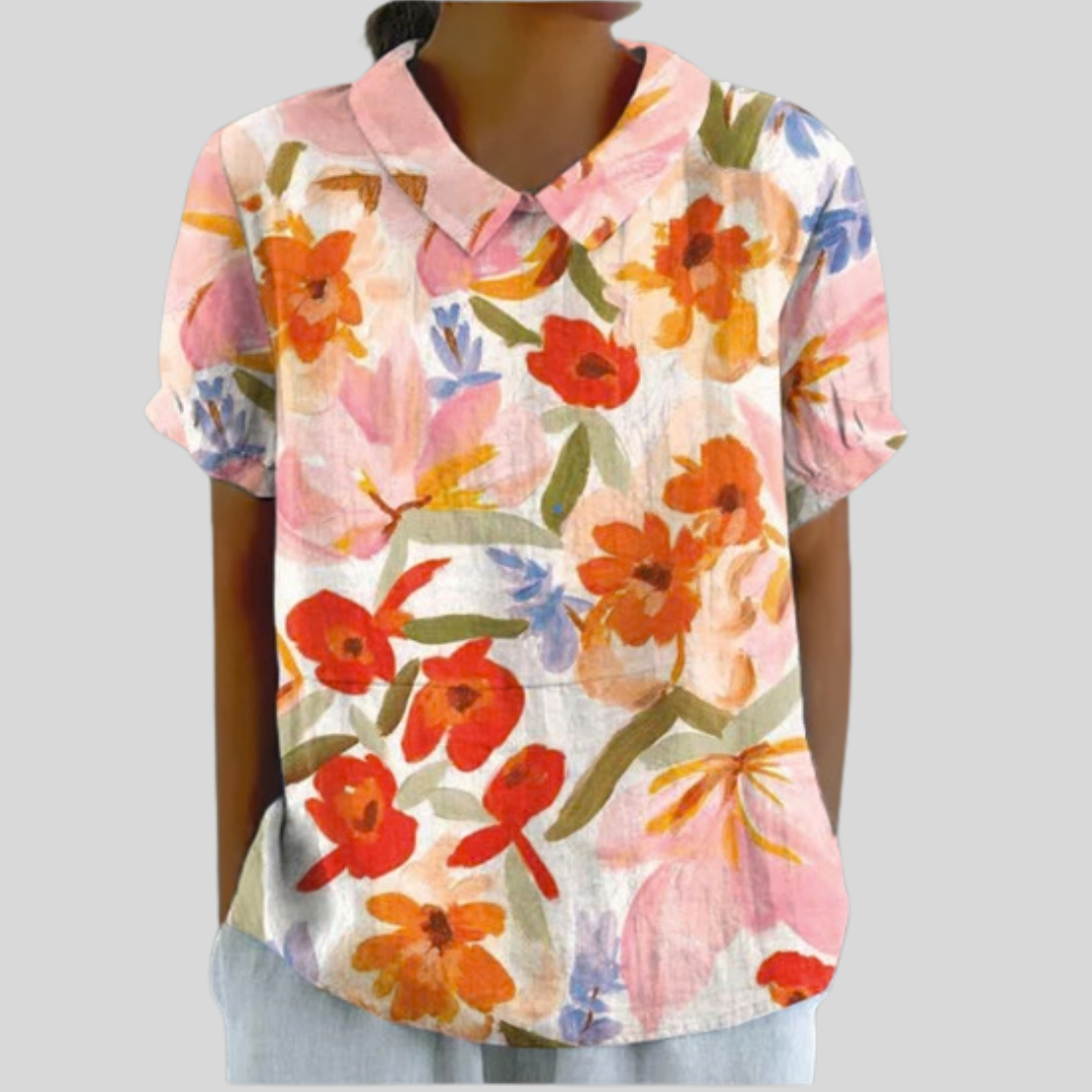 Top Elegante con Estampado Floral