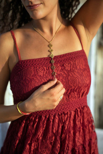Collar Chakra Latón