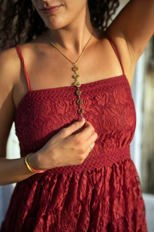 Collar Chakra Latón
