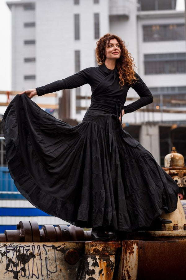 Falda Gypsy Negra