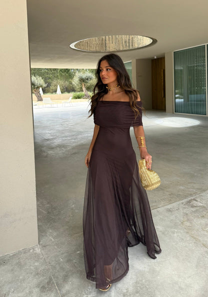 Toledo Dress - Marrón