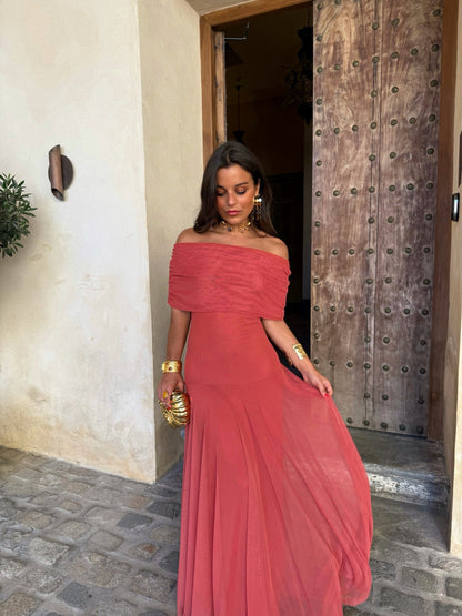 Toledo Dress - Terracota Claro