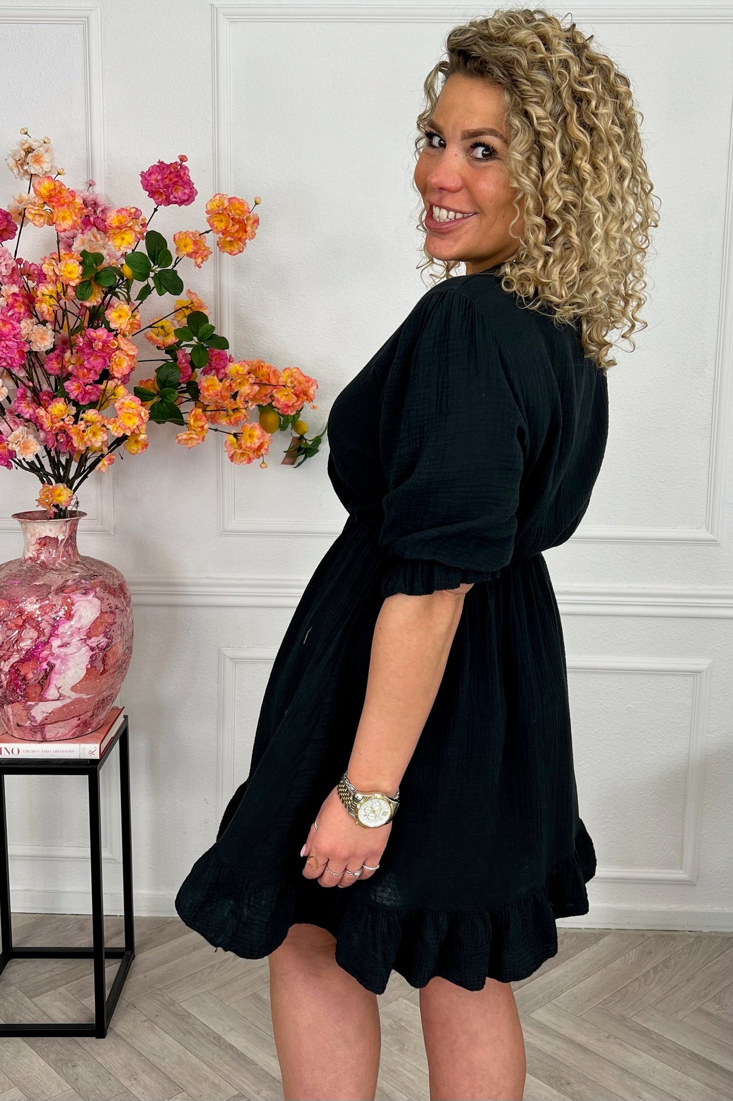 Vestido corto Florence Mousseline