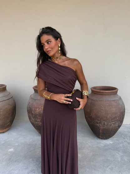 Toledo Dress - Marrón