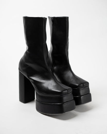 Botas de tacón alto con plataforma