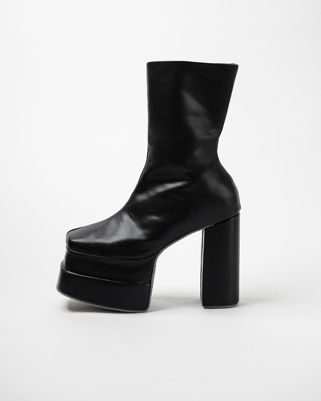 Botas de tacón alto con plataforma