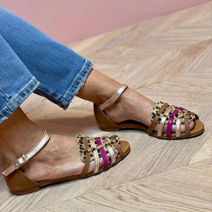 SANDAL MULTIBANDES BAS