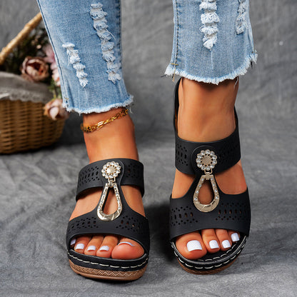 Isabella™ | Sandalias ortopédicas cómodas de tacón alto