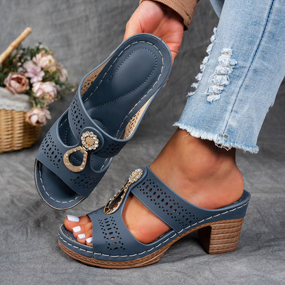 Isabella™ | Sandalias ortopédicas cómodas de tacón alto