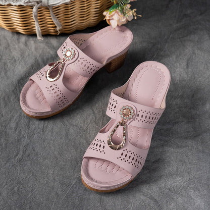 Isabella™ | Sandalias ortopédicas cómodas de tacón alto