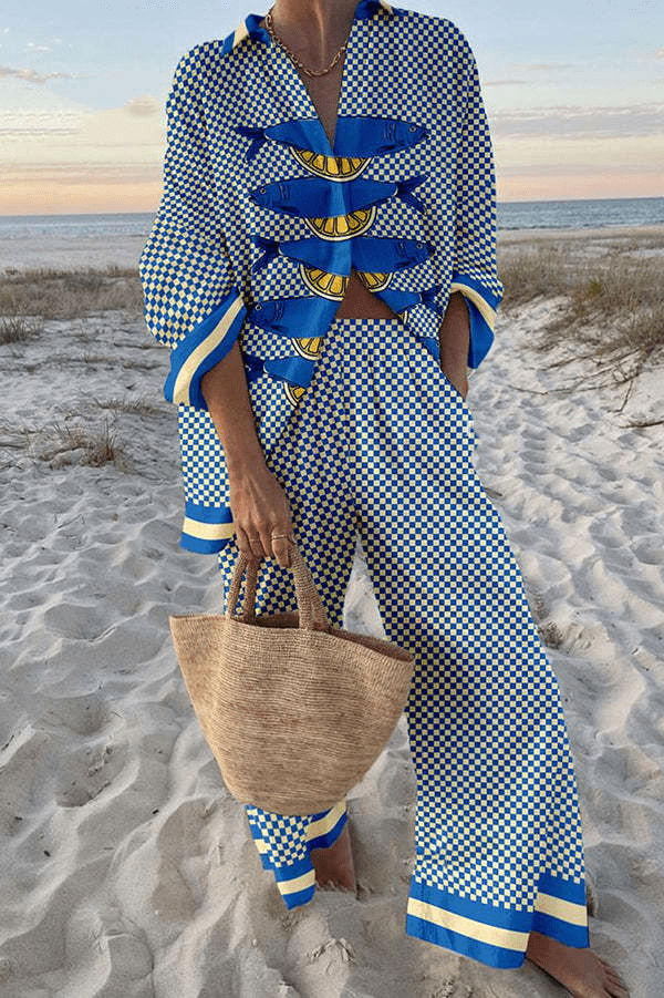 Yareli | Conjunto Azul Largo