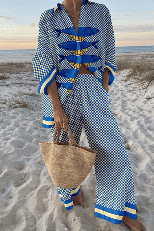 Yareli | Conjunto Azul Largo