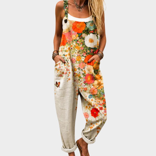 Mono con estampado de flores