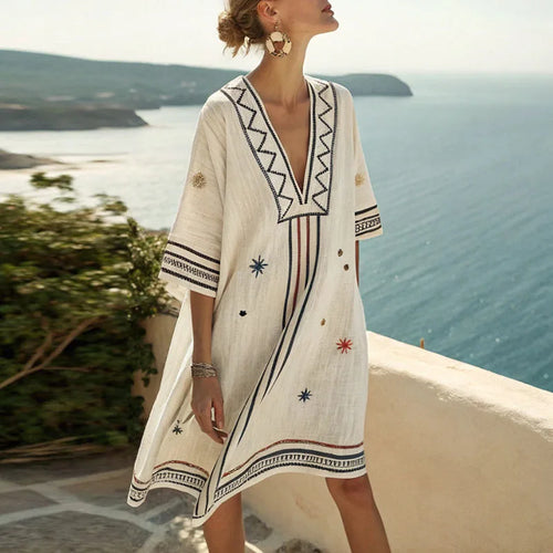 Naomi - Un elegante y versátil vestido de playa
